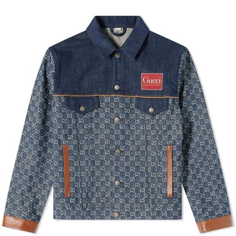 gucci denim jacket dragon|Gucci denim jacket sale.